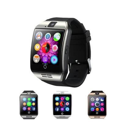 Wireless Q18 Smartwatch Smart Watch with SIM Card and Camera Phone Watch Phone for Android All Phones